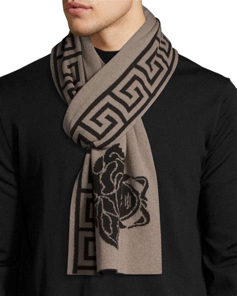 versace scarf black mens|Versace neckties.